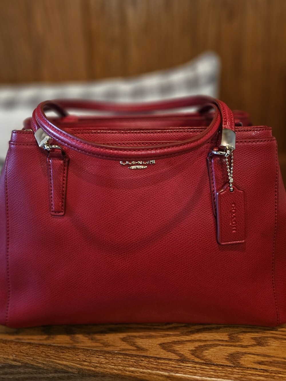 GUC Coach Medium Christie Carryall Leather Handbag